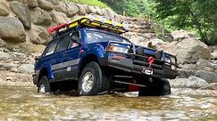1/10 Scale RC : TOYOTA Land Cruiser LC80(SCX10 III Chassis) Valley Adventure #2.