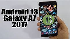 Install Android 13 on Galaxy A7 2017 (LineageOS 20) - How to Guide!