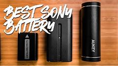 The BEST Battery Option for Sony Alpha Cameras (a6300/a6500/A7S/A7R etc.)