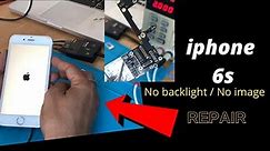 iPhone 6s No Backlight Repair!Display black no image fix