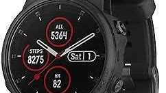 Garmin fenix 5s Plus, Smaller-Sized Multisport GPS Smartwatch, Features Color Topo Maps, Heart Rate Monitoring, Music and Contactless Payment, Black