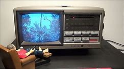 1985 G.E. Portable TV / Radio 7-7150B