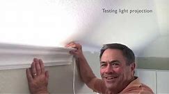 Install crown molding and LED lighting strips for indirect lighting the easy way! Step by Step!