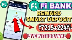 Fi Money Smart Deposit To Bank Transfer Trick ¦ Fi Money Reward Smart Deposit To Bank Transfer Trick