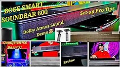 NEW Bose Smart Soundbar 600 Review💯 ProSetup Settings + Bass700 Omnijewel700😉 DolbyAtmos Audio Demo😱