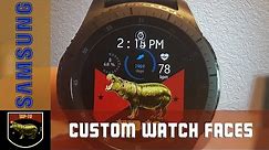 Samsung Gear S3 Frontier - Create your own custom watch face