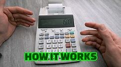 Sharp EL-1750V Printing Calculator REVIEW
