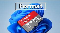 How To Format Micro SD Card On Windows 11