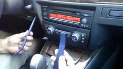 How to Remove Radio / CD Player from BMW 328 2007 for Repair