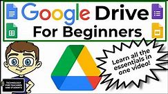 Google Drive for Beginners - The Complete Course - Including Docs, Sheets, Forms, and Slides