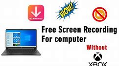 Computer Screen Recording Kaise Kare | Free Computer screen recorder without watermark | Windows 10