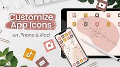 How To Change App Icons On iPhone and iPad (iOS 14) • Free Icons!