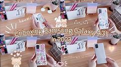 🔸️Unboxing Samsung Galaxy A71 in 2023🌷✨️|| Aesthetic unboxing‼️🌺