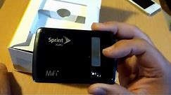 Sprint 4G MiFi WiMAX Mobile Hotspot Unboxing