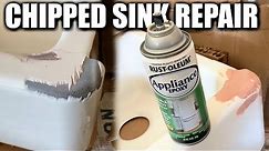 How to Repair a Chipped Sink with Rust-Oleum | Easy DIY to Fix a Cracked and Chipped Porcelain Sink
