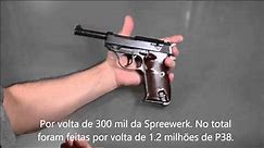 Pistola Walther P38 (Spreewerk cyq) usada na 2a. Guerra