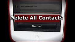 How To Delete All iPhone Contacts The Easy Way - Shown On The iPhone 5
