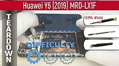 Huawei Y6 (2019) MRD-LX1F 📱 Teardown Take apart Tutorial