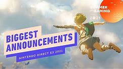 The Biggest Announcements from the Nintendo Direct E3 2021