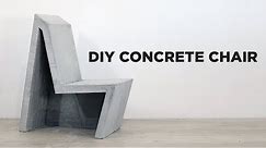 DIY Concrete Chair
