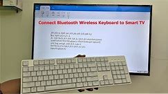 How to Connect & Use Bluetooth Keyboard to Smart TV