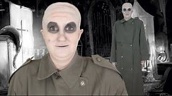 The Addams Family; Fester Addams Makeup Tutorial - Bald Cap (For Long Hair), Costume & Photo Poses!