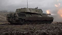 Ukrainian Soldiers commend Leopard-1 tanks in battle