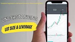 Simplified lesson on Lot size and leverage.
