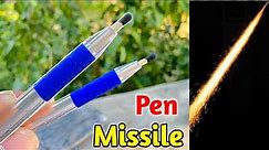 How to make rocket at home - Super Easy || Pen missile rockets for machis