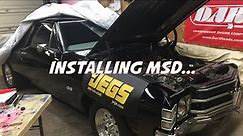 Installing the MSD digital 6 plus ignition on our 71 El Camino ss