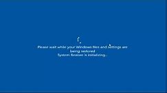 System Restore Windows 10 Safe Mode