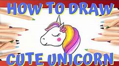 Jak narysować jednorożca how to draw unicorn