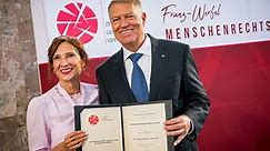 Rumänischer Staatspräsident Klaus Iohannis mit Franz-Werfel-Menschenrechtspreis 2023 ausgezeichnet