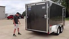 United XLMTV 7X14 Motorcycle Trailer Wright Way Trailers