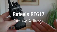 Retevis RT617 Licence Free Walkie Talkies (Review and Range Test)