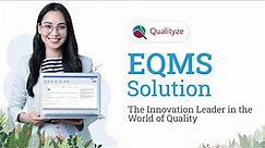 Enterprise Quality Management System | Qualityze EQMS Software