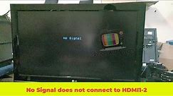 LG No Signal does not connect to HDMI1-2