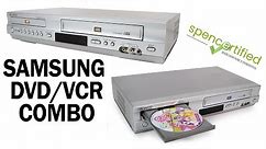 The Best Samsung DVD VCR Combo Player VHS Player and Recorder DVD-V4600 Product Demonstration