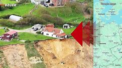 Erosion Has Left This English Farmhouse Hanging Over a Cliff