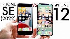 iPhone SE (2022) Vs iPhone 12! (Comparison) (Review)