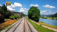 4K CABVIEW 🇸🇮 Jesenice - Ljubljana - Dobova - EC 211 (Sava) Train ride through the whole of Slovenia