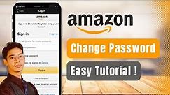 How to Change Amazon Password !