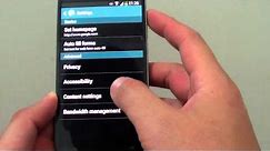 Samsung Galaxy S4: How to Clear Internet Browser Cookies and Data