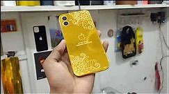 How To install New Trending Iphone 12 Custom Gold Panel With Skin Latest Mobile Modified Iphoen 12