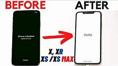 How to Factory Reset iPhone X/ XR/ XS/ XS Max without Password | Reset iPhone without Passcode