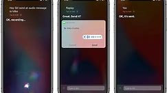 How To Record And Send Audio Messages With Siri In iOS 14