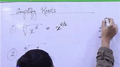 Simplify Roots | How To Simplify Square Roots 🔥 #mathstricks #shorts #youtubeshorts #squareroot