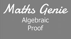 Algebraic Proof