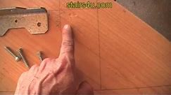 How To Position Angle Brackets On Stair Stringer