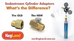 Sodastream Adapter - The New and The Old - How to use Sodastream Cylinders for your keg system